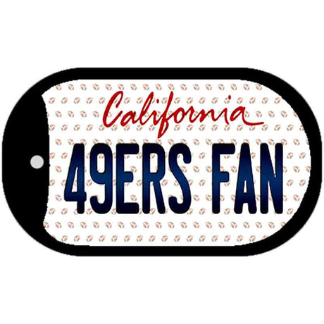 49ers Fan California Novelty Metal Dog Tag Necklace DT-10754