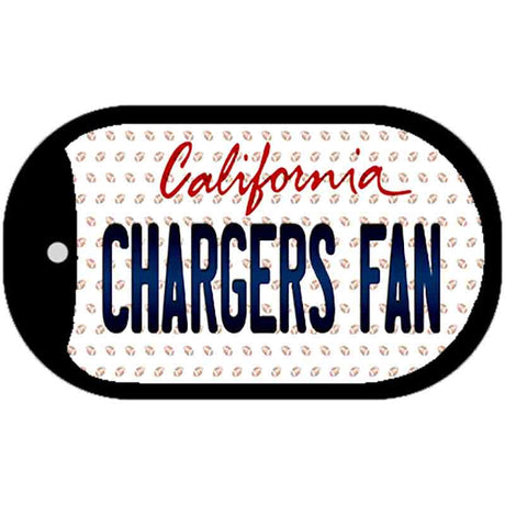 Chargers Fan California Novelty Metal Dog Tag Necklace DT-10755