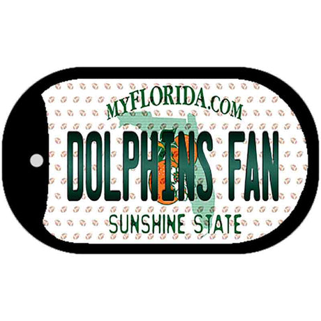 Dolphins Fan Florida Novelty Metal Dog Tag Necklace DT-10759