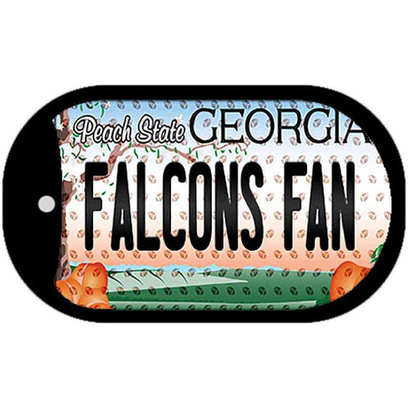 Falcons Fan Georgia Novelty Metal Dog Tag Necklace DT-10761