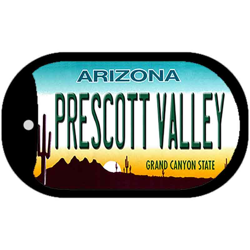 Prescott Valley Arizona Novelty Metal Dog Tag Necklace DT-1076