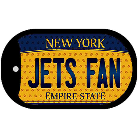 Jets Fan New York Novelty Metal Dog Tag Necklace DT-10773