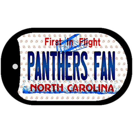 Panthers Fan North Carolina Novelty Metal Dog Tag Necklace DT-10774