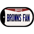 Browns Fan Ohio Novelty Metal Dog Tag Necklace DT-10776