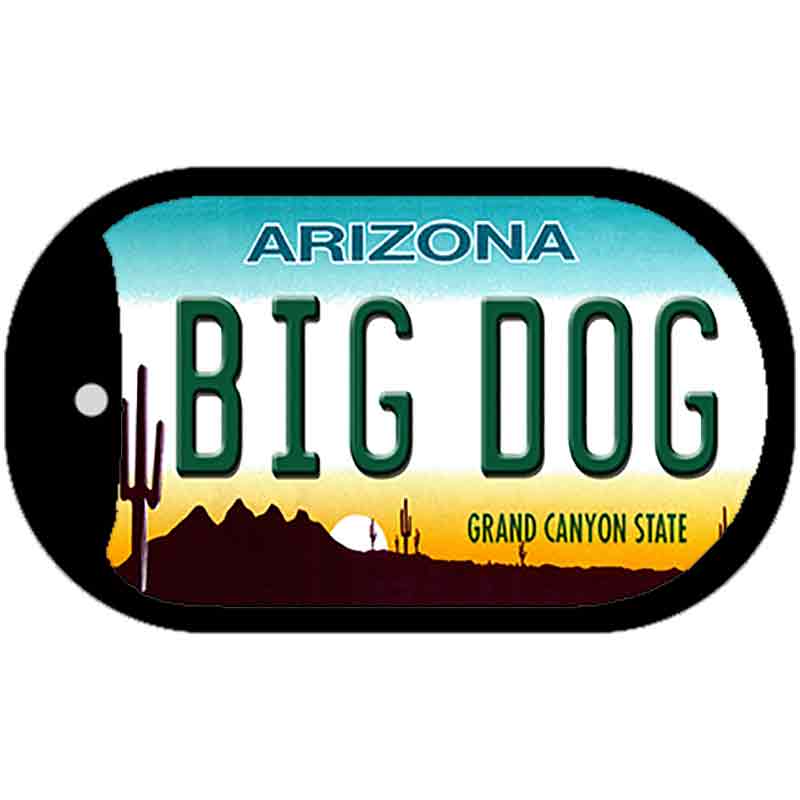 Big Dog Arizona Novelty Metal Dog Tag Necklace DT-1077