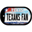 Texans Fan Texas Novelty Metal Dog Tag Necklace DT-10781