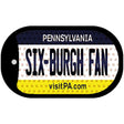 Six-Burgh Fan Pennsylvania Novelty Metal Dog Tag Necklace DT-10785