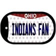 Indians Fan Ohio Novelty Metal Dog Tag Necklace DT-10788