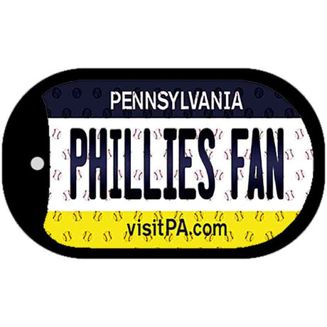 Phillies Fan Pennsylvania Novelty Metal Dog Tag Necklace DT-10790