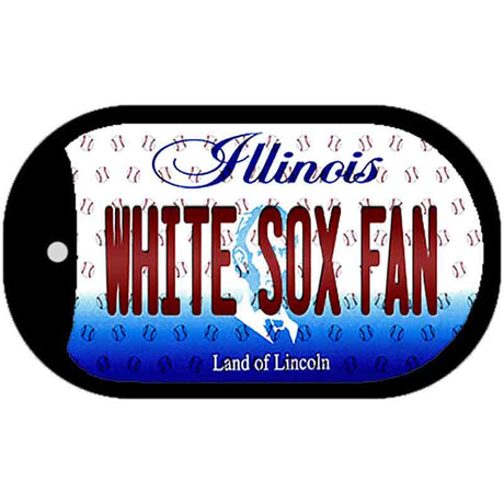 White Sox Fan Illinois Novelty Metal Dog Tag Necklace DT-10792