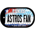 Astros Fan Texas Novelty Metal Dog Tag Necklace DT-10797