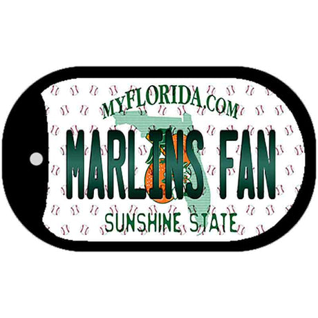 Marlins Fan Florida Novelty Metal Dog Tag Necklace DT-10799