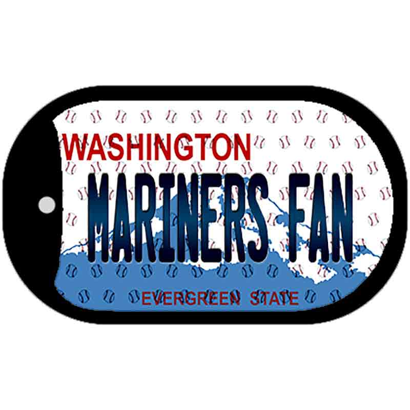 Mariners Fan Washington Novelty Metal Dog Tag Necklace DT-10801