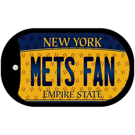 Mets Fan New York Novelty Metal Dog Tag Necklace DT-10802