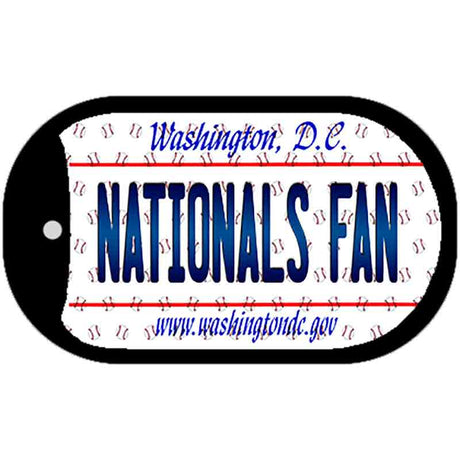 Nationals Fan Washington DC Novelty Metal Dog Tag Necklace DT-10805