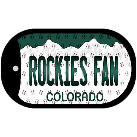 Rockies Fan Colorado Novelty Metal Dog Tag Necklace DT-10806