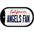Angels Fan California Novelty Metal Dog Tag Necklace DT-10810