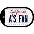 As Fan California Novelty Metal Dog Tag Necklace DT-10811