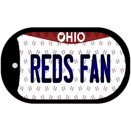 Reds Fan Ohio Novelty Metal Dog Tag Necklace DT-10817