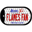 Flames Fan Alberta Novelty Metal Dog Tag Necklace DT-10818