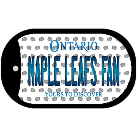 Maple Leafs Fan Ontario Novelty Metal Dog Tag Necklace DT-10821