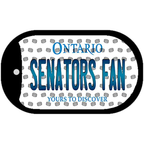 Senators Fan Ontario Novelty Metal Dog Tag Necklace DT-10822