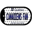 Canadiens Fan Quebec Novelty Metal Dog Tag Necklace DT-10823