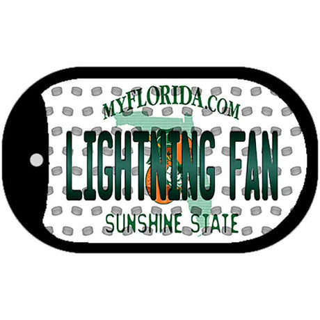 Lightning Fan Florida Novelty Metal Dog Tag Necklace DT-10830