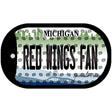 Red Wings Fan Michigan Novelty Metal Dog Tag Necklace DT-10836