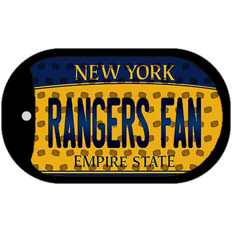 Rangers Fan New York Novelty Metal Dog Tag Necklace DT-10841