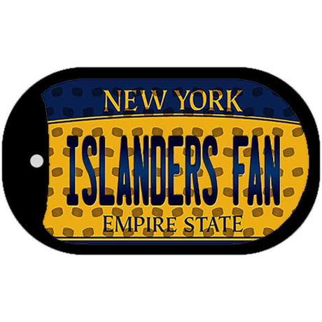 Islanders Fan New York Novelty Metal Dog Tag Necklace DT-10842