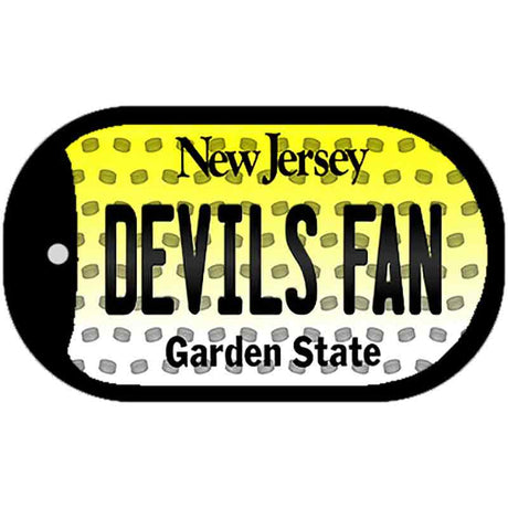 Devils Fan New Jersey Novelty Metal Dog Tag Necklace DT-10847