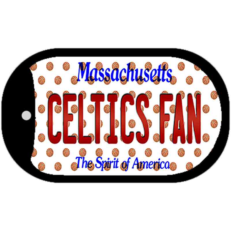 Celtics Fan Massachusetts Novelty Metal Dog Tag Necklace DT-10849