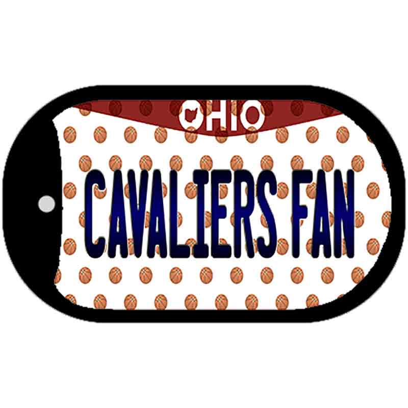 Cavaliers Fan Ohio Novelty Metal Dog Tag Necklace DT-10852