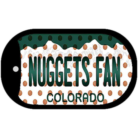 Nuggets Fan Colorado Novelty Metal Dog Tag Necklace DT-10854