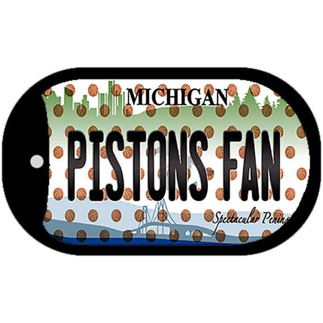 Pistons Fan Michigan Novelty Metal Dog Tag Necklace DT-10855