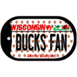 Bucks Fan Wisconsin Novelty Metal Dog Tag Necklace DT-10863