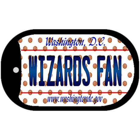 Wizards Fan Washington DC Novelty Metal Dog Tag Necklace DT-10877