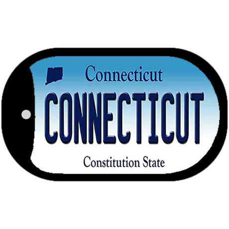 Connecticut Novelty Metal Dog Tag Necklace DT-10888