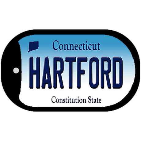 Hartford Connecticut Novelty Metal Dog Tag Necklace DT-10891