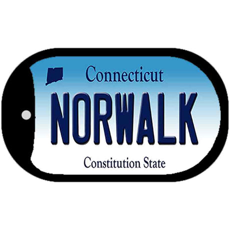 Norwalk Connecticut Novelty Metal Dog Tag Necklace DT-10896