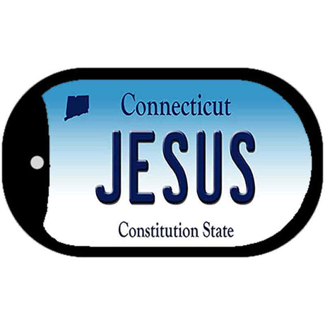 Jesus Connecticut Novelty Metal Dog Tag Necklace DT-10914