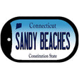 Sandy Beaches Connecticut Novelty Metal Dog Tag Necklace DT-10929