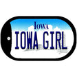 Iowa Girl Iowa Novelty Metal Dog Tag Necklace DT-10937