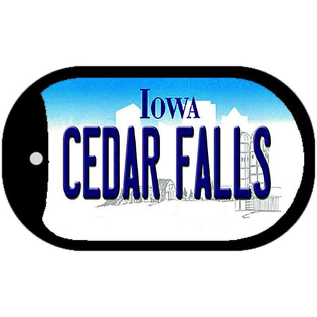 Cedar Falls Iowa Novelty Metal Dog Tag Necklace DT-10945