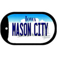 Mason City Iowa Novelty Metal Dog Tag Necklace DT-10946