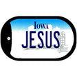 Jesus Iowa Novelty Metal Dog Tag Necklace DT-10956