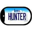 Hunter Iowa Novelty Metal Dog Tag Necklace DT-10966