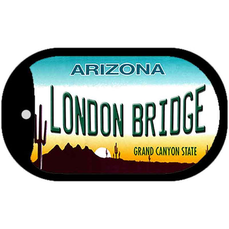 London Bridge Arizona Novelty Metal Dog Tag Necklace DT-1096