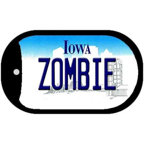 Zombie Iowa Novelty Metal Dog Tag Necklace DT-10972